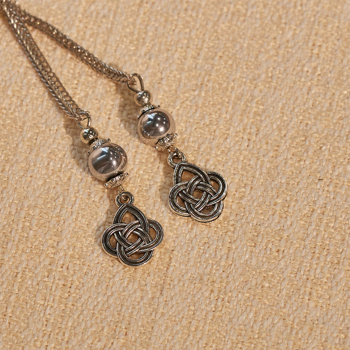 HilalHaven 8mm Round Gold Obsidian 45 Beads Tasbih — Handcrafted Ethnic Cultural Prayer Beads - image 4