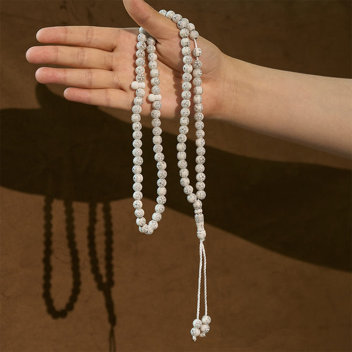 HilalHaven 8mm Round Plum Blossom Acrylic 99 Beads Tasbih — Handcrafted Minimalist Cultural Prayer Beads - image 9