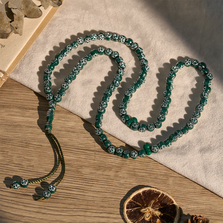 HilalHaven 8mm Round Plum Blossom Acrylic 99 Beads Tasbih — Handcrafted Minimalist Cultural Prayer Beads - image 20