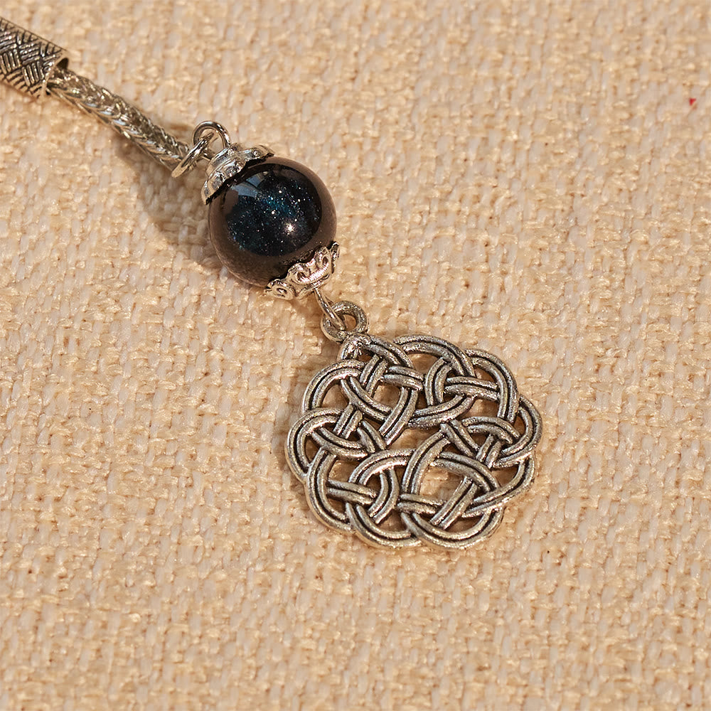 HilalHaven 10mm Round Starry Night Blue Resin 23 Beads Tasbih — Handcrafted Minimalist Cultural Prayer Beads - image 6