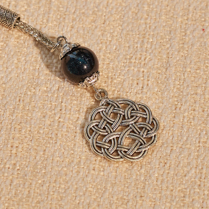 HilalHaven 10mm Round Starry Night Blue Resin 23 Beads Tasbih — Handcrafted Minimalist Cultural Prayer Beads - image 6