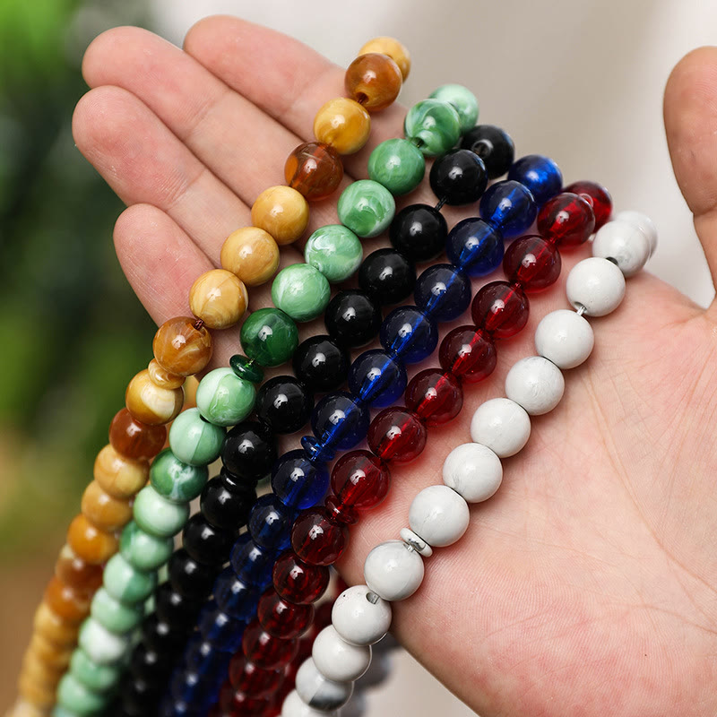 HilalHaven 33 Beads Multicolor Round Acrylic Tasbih——Grounding Tasbih for Daily Mindfulness - image 6