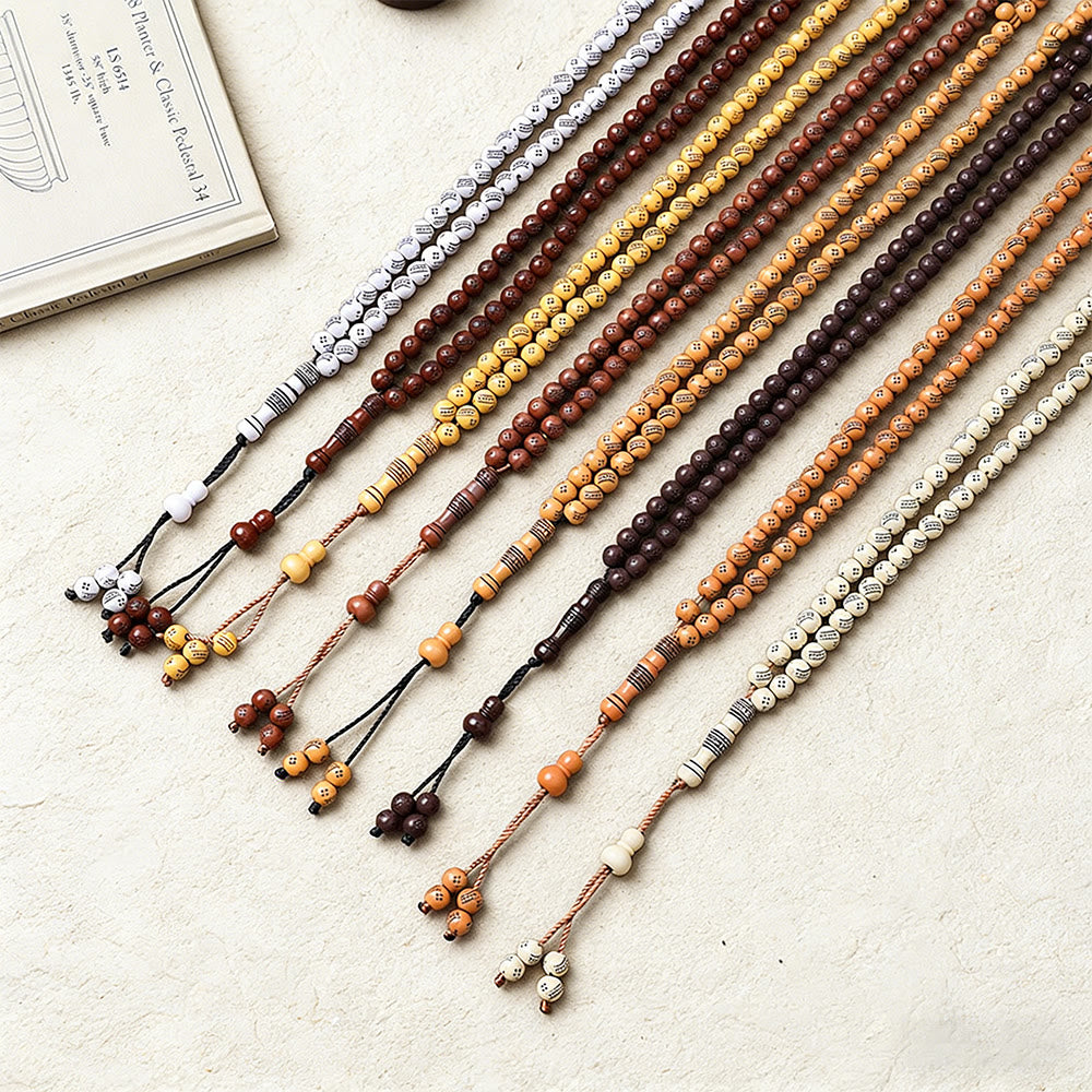 HilalHaven 99 Beads Minimalist Round Acrylic Tasbih——Engraved Design Grounding Tasbih for Daily Mindfulness - image 12