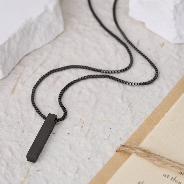 FREE Today: Pillar of Protection Ayatul Kursi 4-Sided Bar Necklace — Polished Titanium Steel - image 14