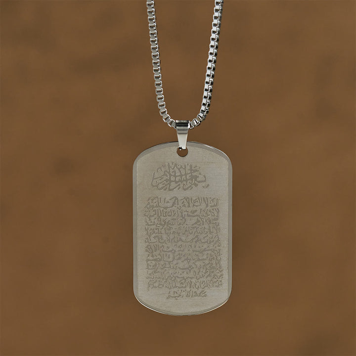 HilalHaven Stainless Steel Mdal Tag Necklace —— Jewelry for Daily Wear &amp; Ramadan Gift - image 5