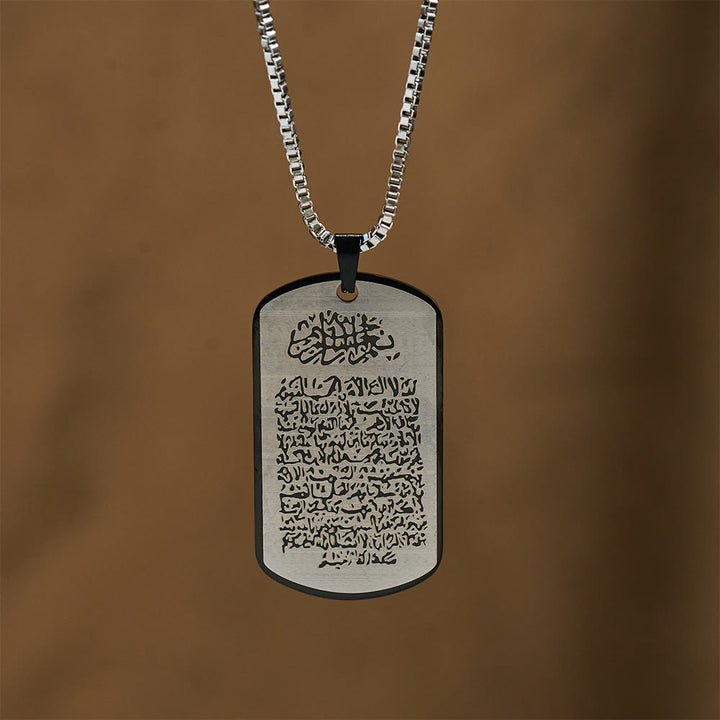 HilalHaven Stainless Steel Mdal Tag Necklace —— Jewelry for Daily Wear &amp; Ramadan Gift - image 10