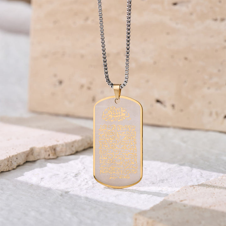 HilalHaven Stainless Steel Mdal Tag Necklace —— Jewelry for Daily Wear &amp; Ramadan Gift - image 14