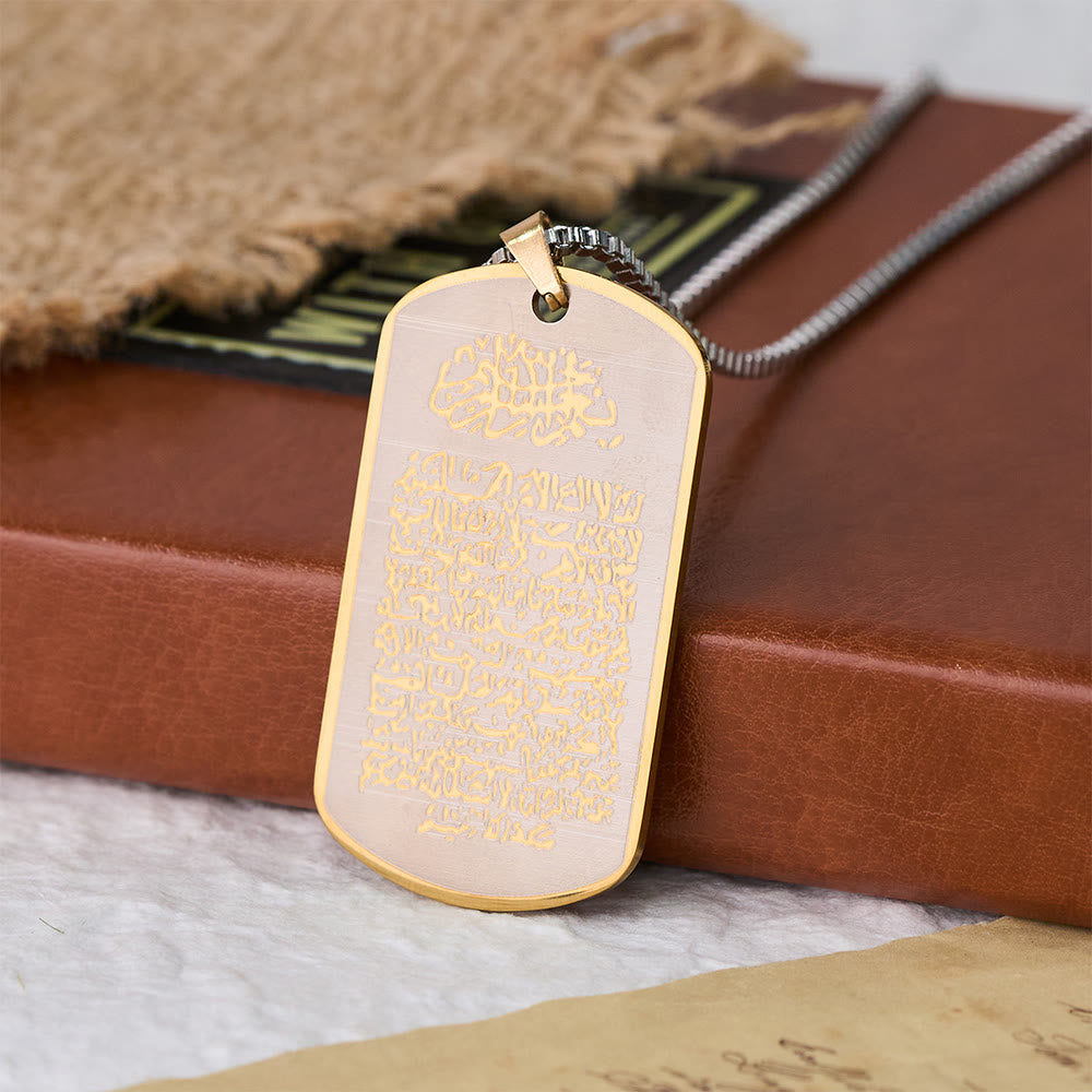 HilalHaven Stainless Steel Mdal Tag Necklace —— Jewelry for Daily Wear &amp; Ramadan Gift - image 12