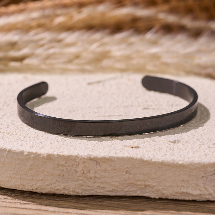 FREE Today: Ayatul Kursi Continuous Verse Open Cuff — Sleek Stainless Steel - image 18