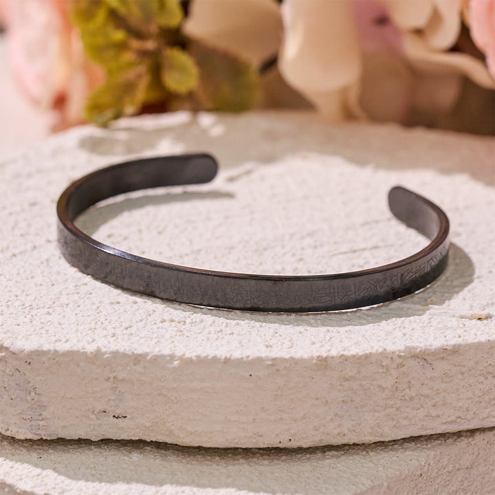 FREE Today: Ayatul Kursi Continuous Verse Open Cuff — Sleek Stainless Steel - image 19