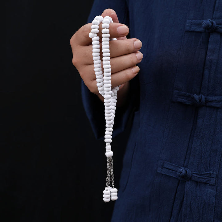 HilalHaven Stone-Effect Acrylic Meditation 99 Beads Tasbih - image 9