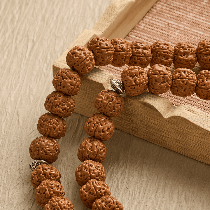 HilalHaven Rudraksha Prayer Bead Strand —— Beads Tasbih - image 2