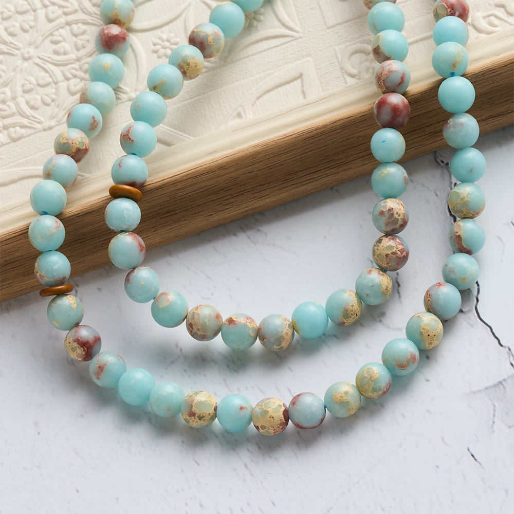 HilalHaven Shoushan Stone Effect Resin Tassel Tasbih - image 8