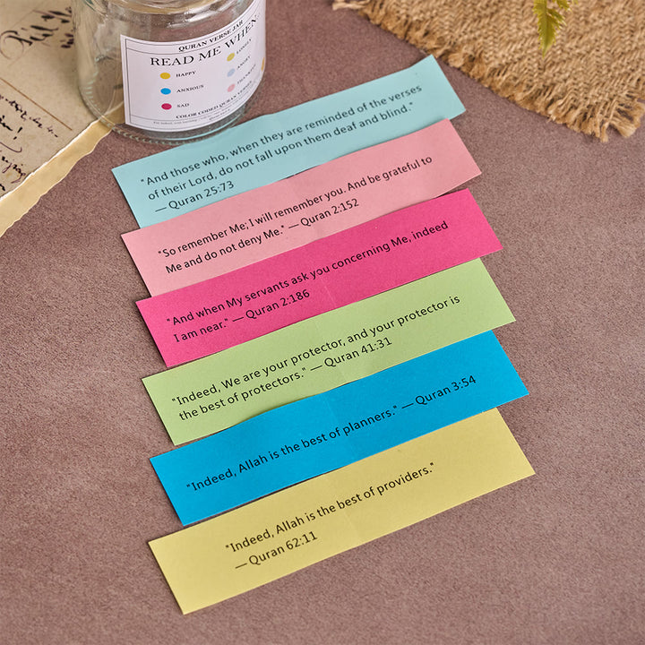 HilalHaven Color-Coded Affirmation Glass Jar - image 4