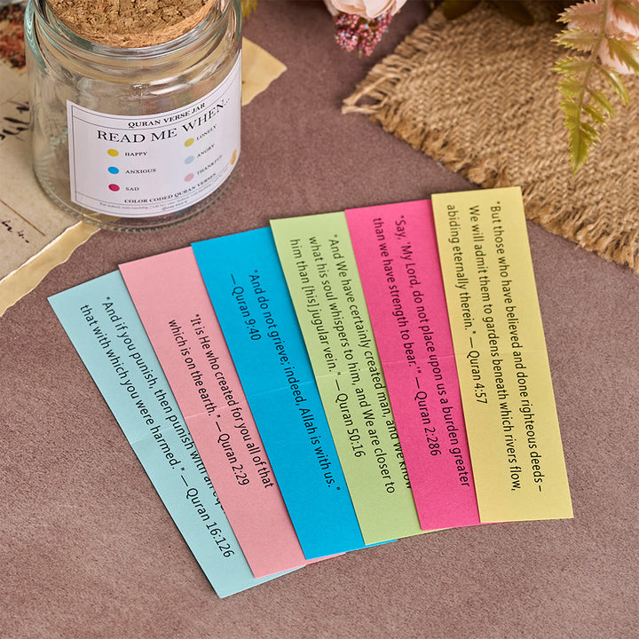 HilalHaven Color-Coded Affirmation Glass Jar - image 5