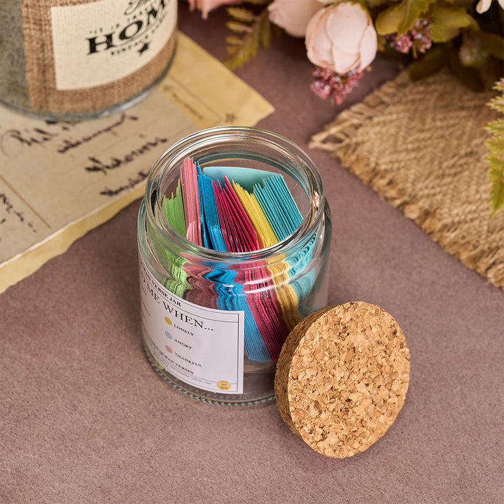 HilalHaven Color-Coded Affirmation Glass Jar - image 2