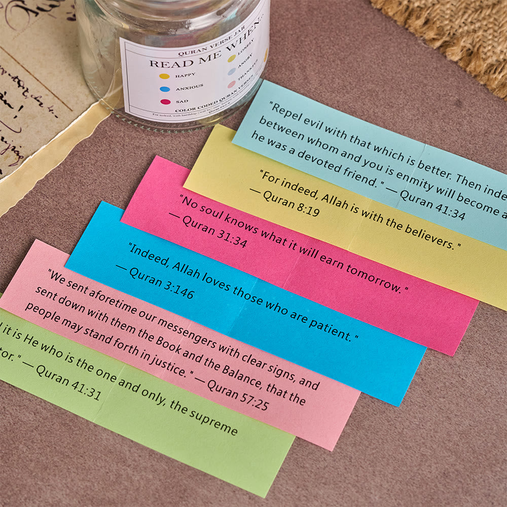 HilalHaven Color-Coded Affirmation Glass Jar - image 6