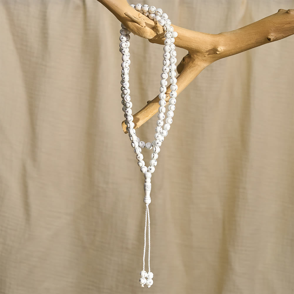 FREE Today: Star-Embossed Acrylic 99 Beads Tasbih — Minimalist Cultural Prayer Beads with Adjustable Tassel - image 13