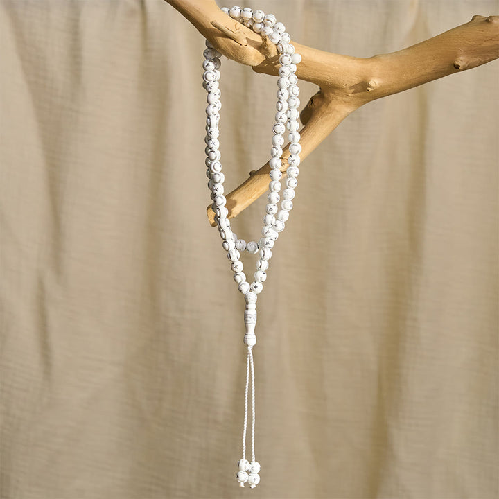 HilalHaven Tribal Print Acrylic 99 Beads Tasbih - image 13