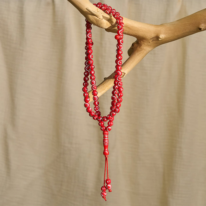 HilalHaven Tribal Print Acrylic 99 Beads Tasbih - image 21