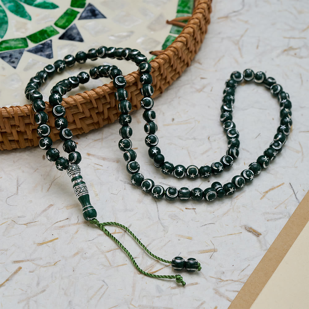 FREE Today: Star-Embossed Acrylic 99 Beads Tasbih — Minimalist Cultural Prayer Beads with Adjustable Tassel - image 16