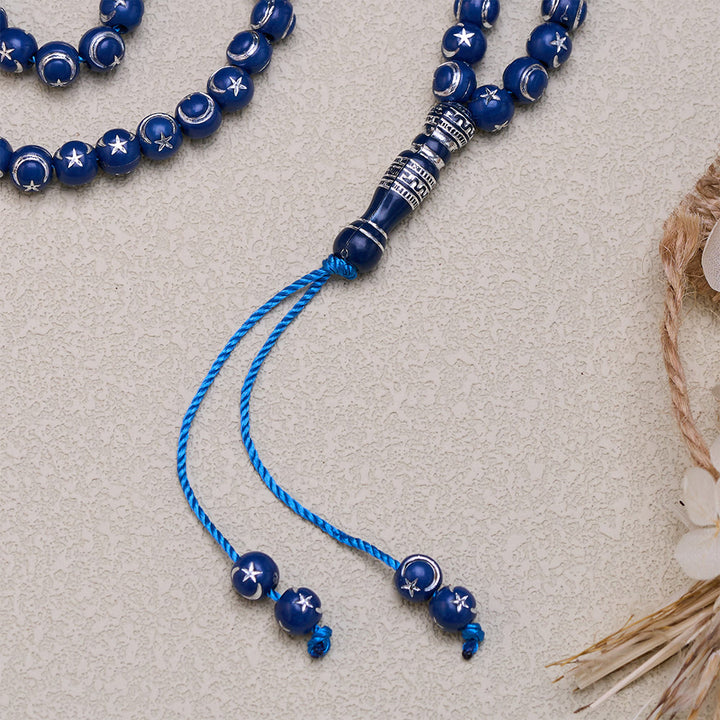 FREE Today: Star-Embossed Acrylic 99 Beads Tasbih — Minimalist Cultural Prayer Beads with Adjustable Tassel - image 4
