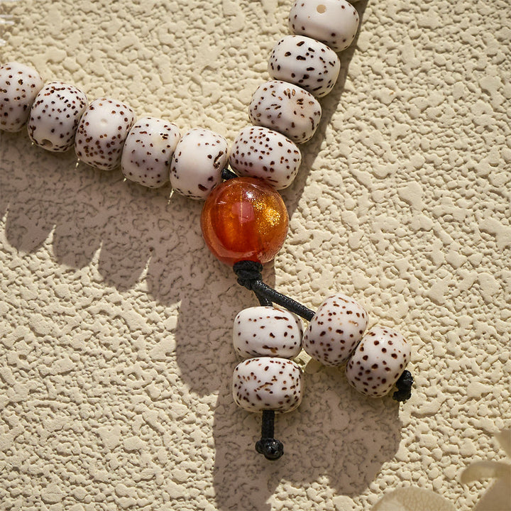 HilalHaven Natural Star Moon Bodhi Seed Beaded Tasbih - image 10