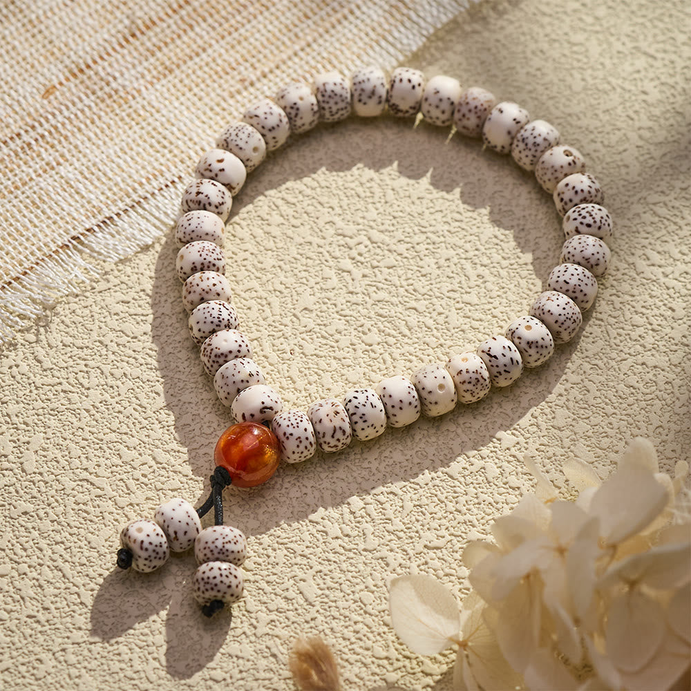 HilalHaven Natural Star Moon Bodhi Seed Beaded Tasbih - image 1