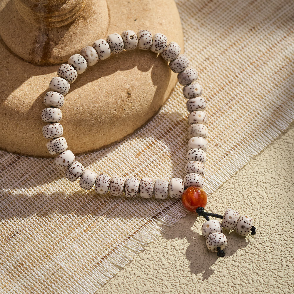 HilalHaven Natural Star Moon Bodhi Seed Beaded Tasbih - image 2