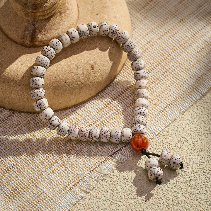HilalHaven Natural Star Moon Bodhi Seed Beaded Tasbih - image 2