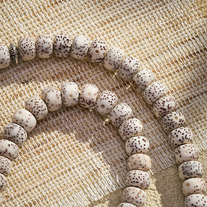 HilalHaven Natural Star Moon Bodhi Seed Beaded Tasbih - image 5