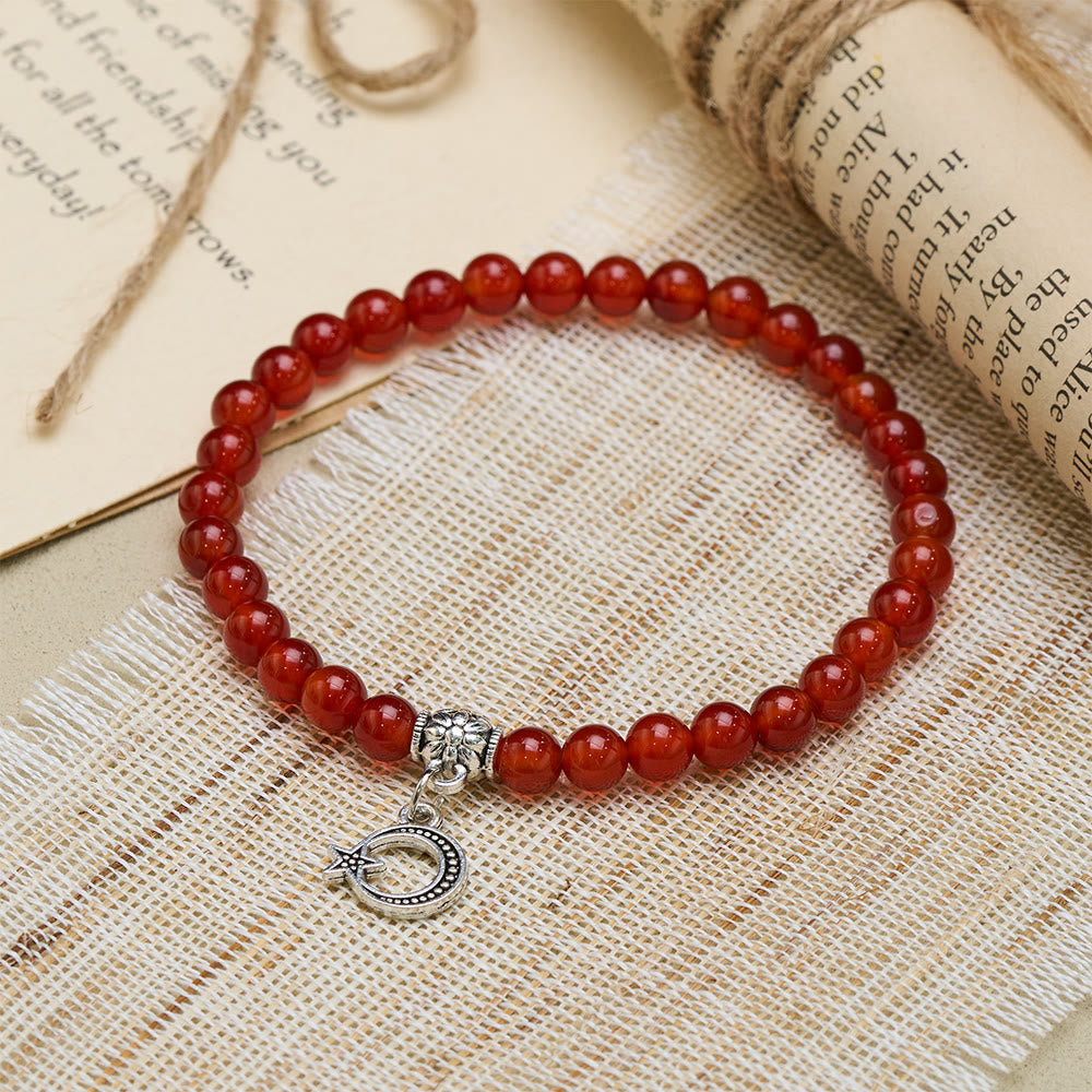 HilalHaven Polished Natural Agate Meditation 33 BeadsTasbih - image 9