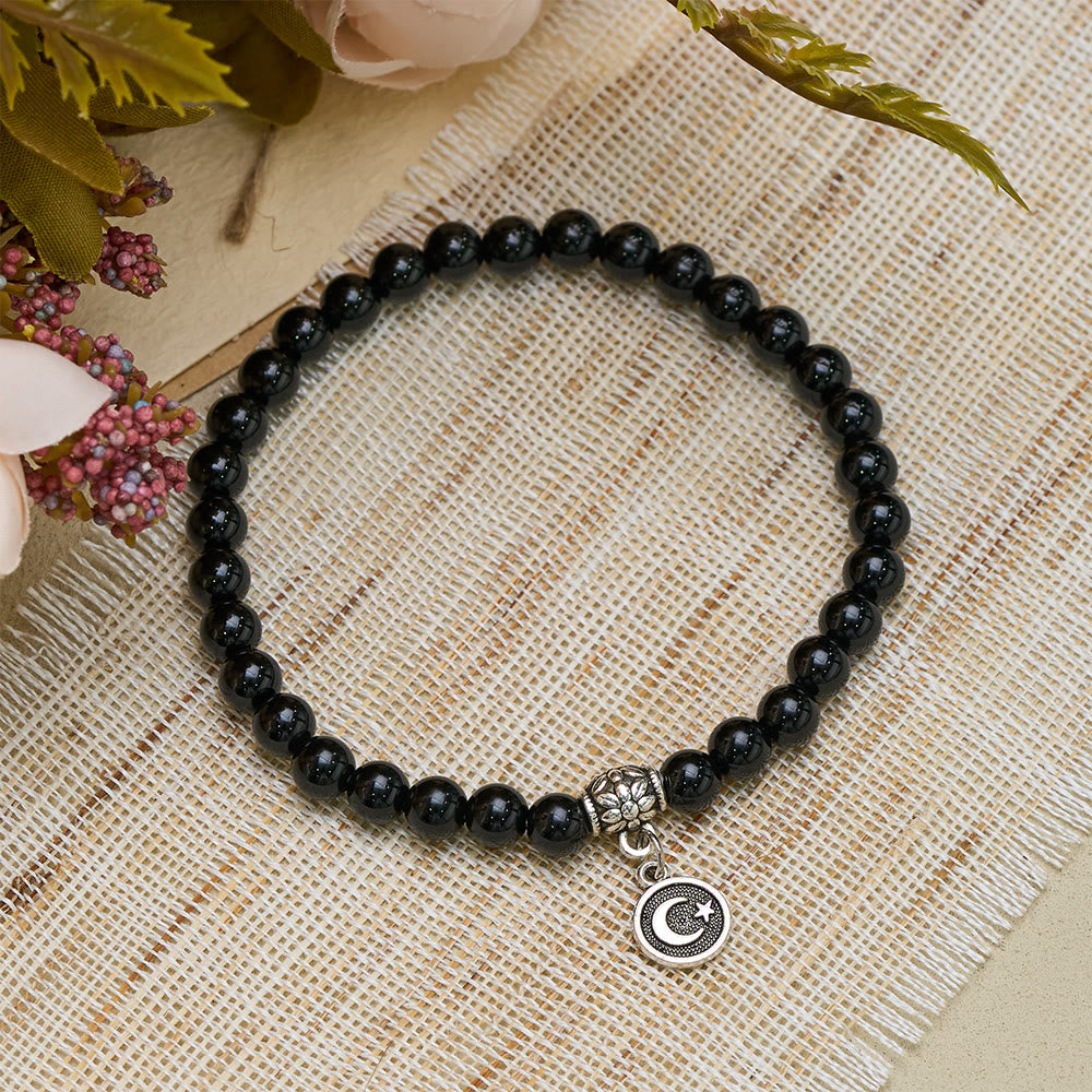 HilalHaven Polished Natural Agate Meditation 33 BeadsTasbih - image 6
