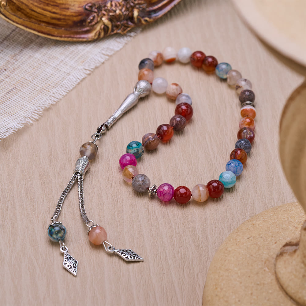 HilalHaven Natural Stone 33 Beaded Tasbih - image 2