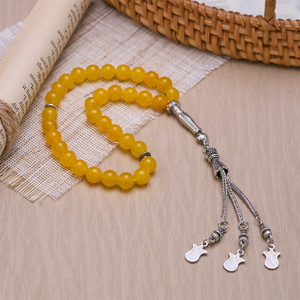 HilalHaven Natural Stone 33 Beaded Tasbih - image 14