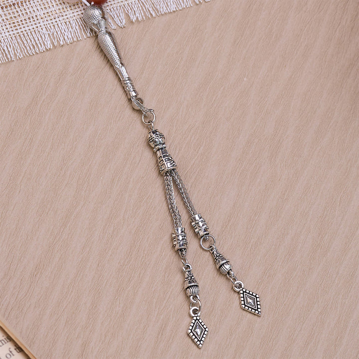 HilalHaven Natural Stone 33 Beaded Tasbih - image 8