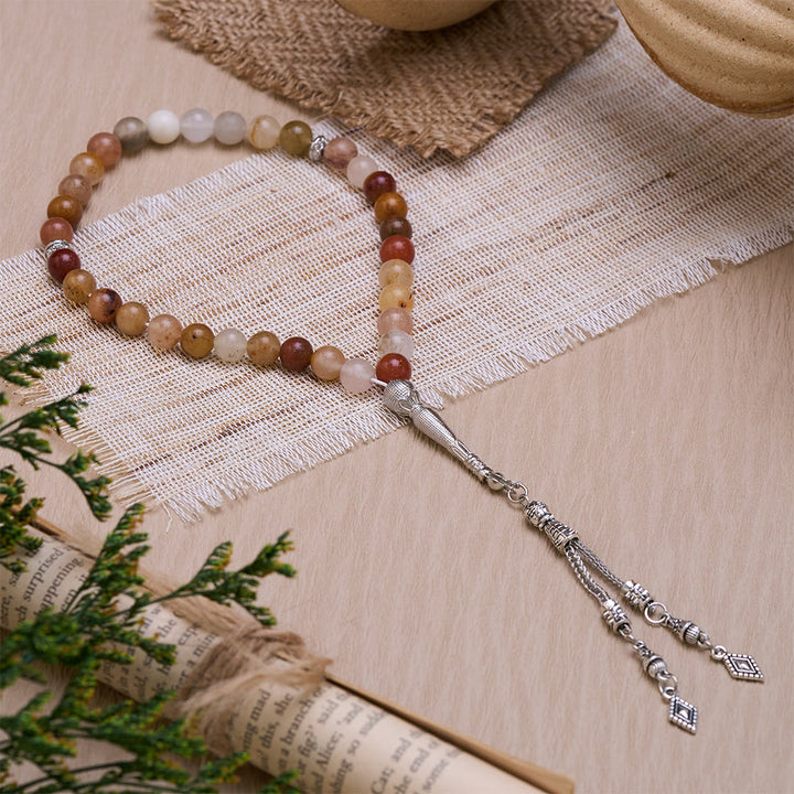 HilalHaven Natural Stone 33 Beaded Tasbih - image 5