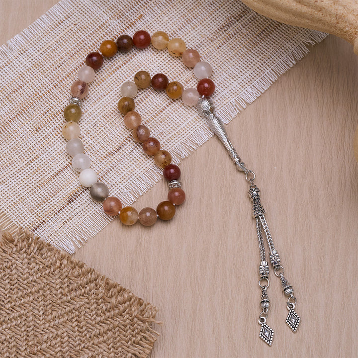 HilalHaven Natural Stone 33 Beaded Tasbih - image 6