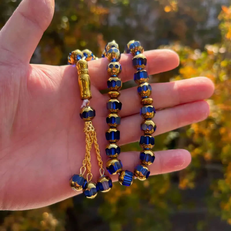  HilalHaven Faceted Glass Beaded Tasbih - image 8