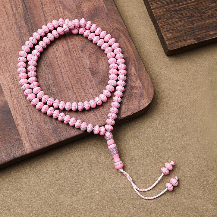 HilalHaven Modern Minimalist Acrylic 99 Beads Tasbih - Soft Pink - image 2
