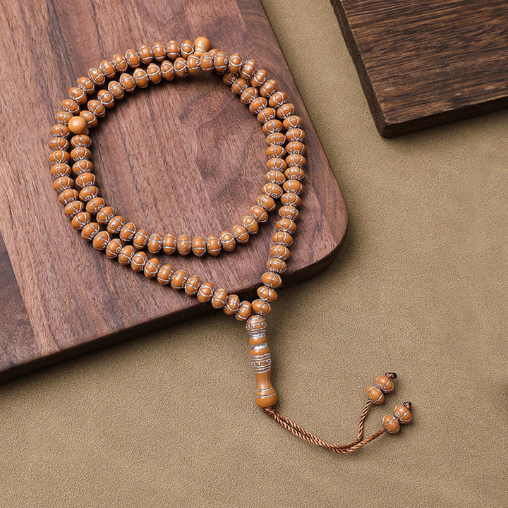 HilalHaven Modern Minimalist Acrylic 99 Beads Tasbih - Light Brown - image 0