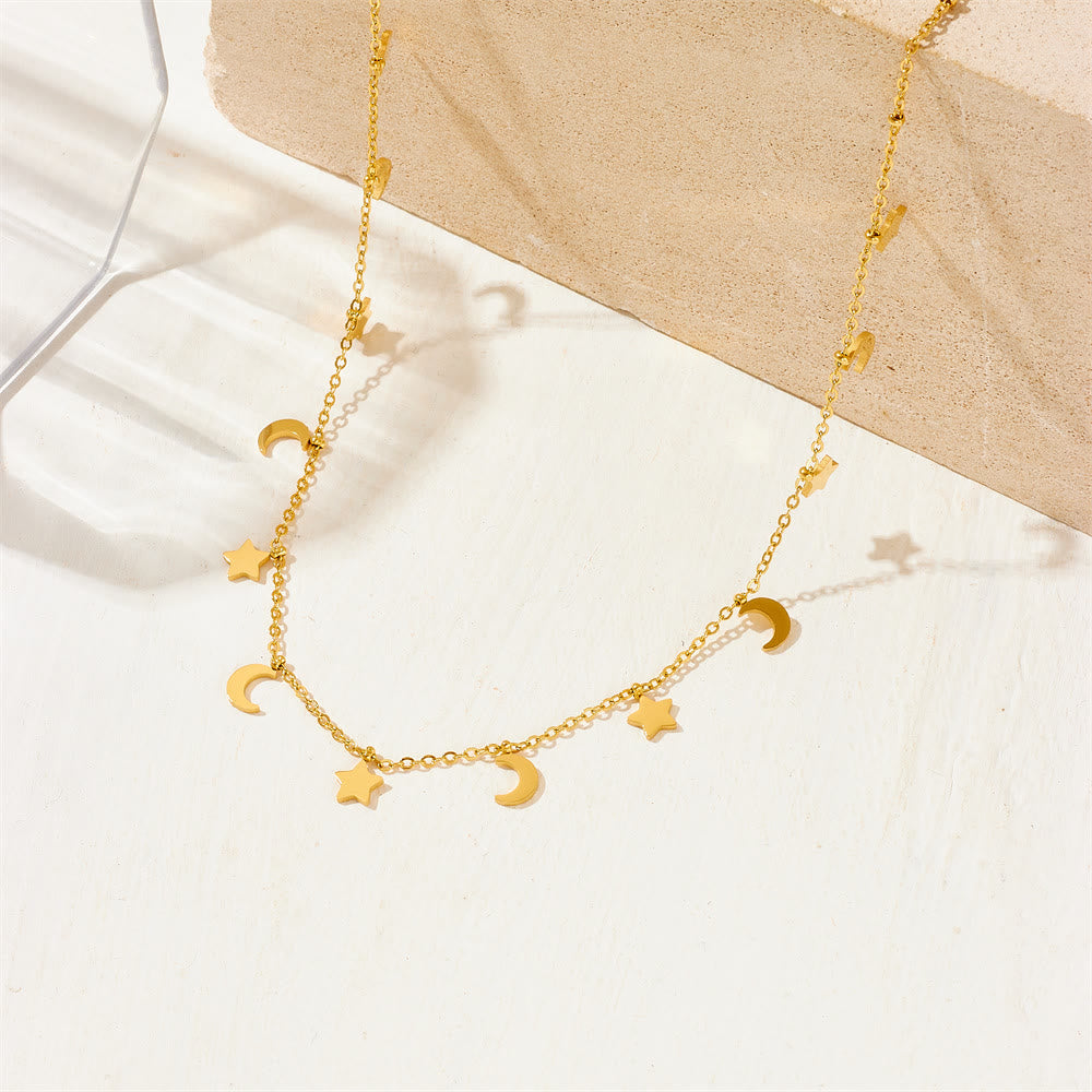 HilalHaven Star & Moon Charm Necklace - image 1