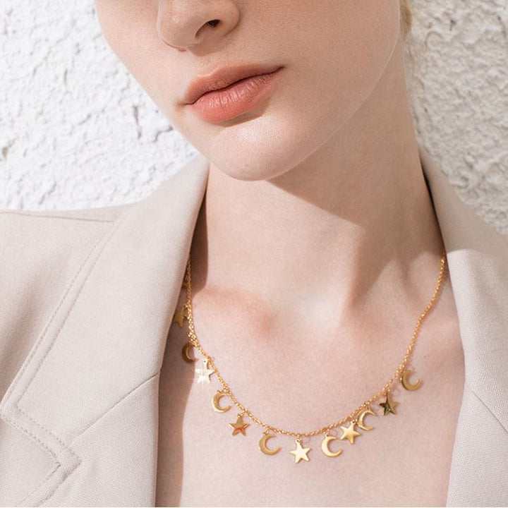 HilalHaven Star &amp; Moon Charm Necklace - image 5