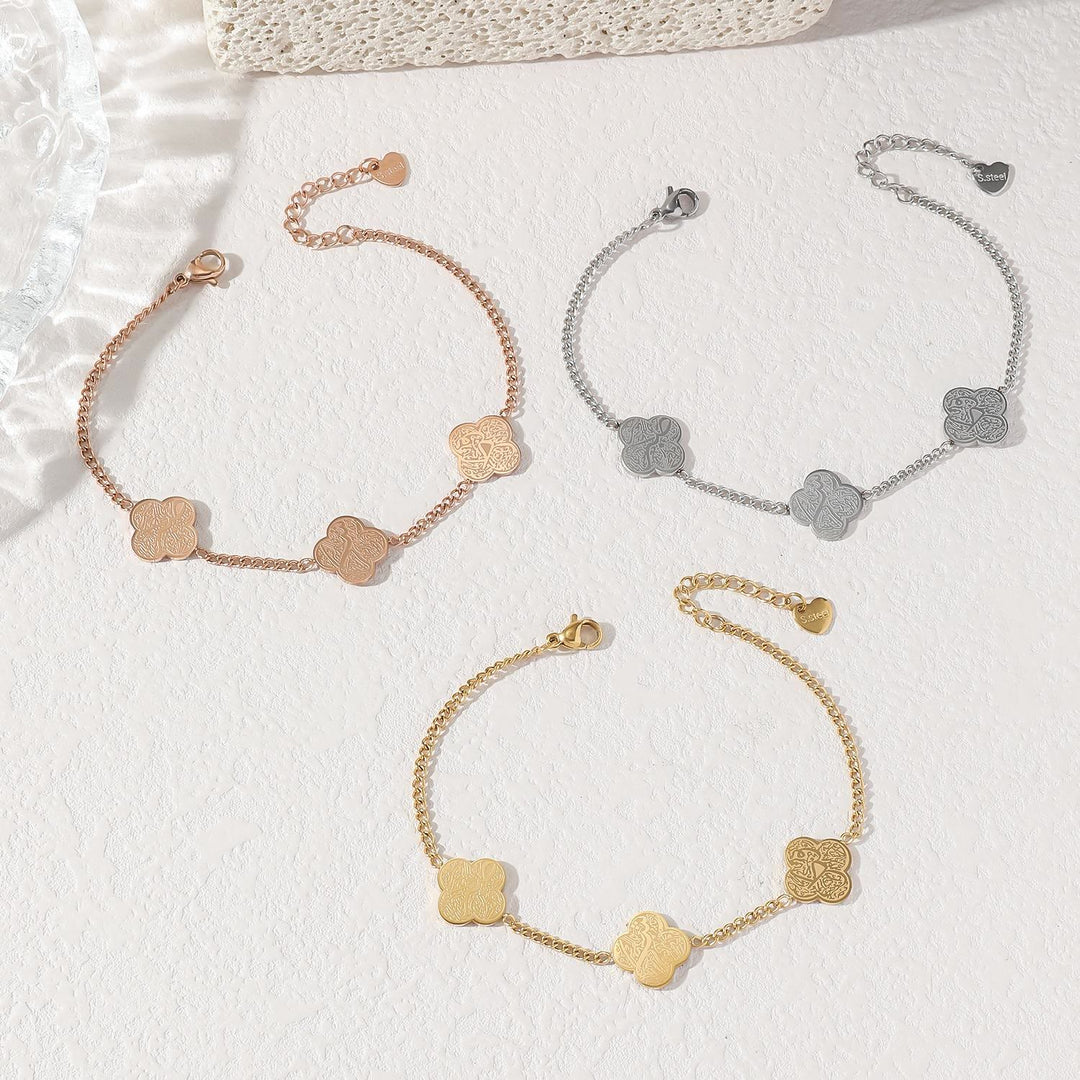 Najma Al-Sabr Clover Bracelet — Star of Patience &amp; Good Fortune - image 3
