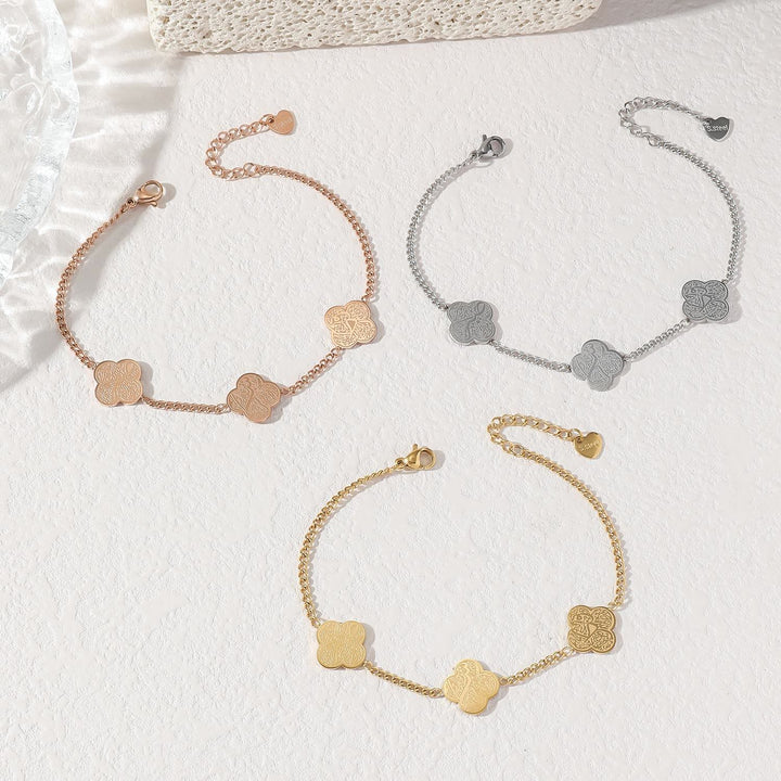 Najma Al-Sabr Clover Bracelet — Star of Patience &amp; Good Fortune - image 3
