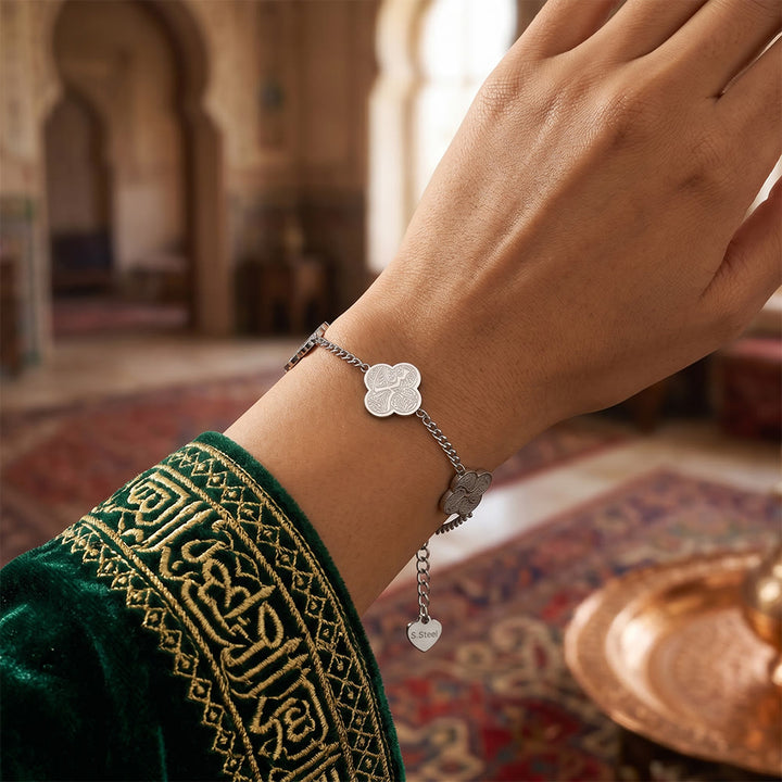 Najma Al-Sabr Clover Bracelet — Star of Patience &amp; Good Fortune - image 8