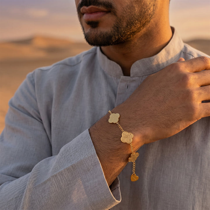 Najma Al-Sabr Clover Bracelet — Star of Patience &amp; Good Fortune - image 4