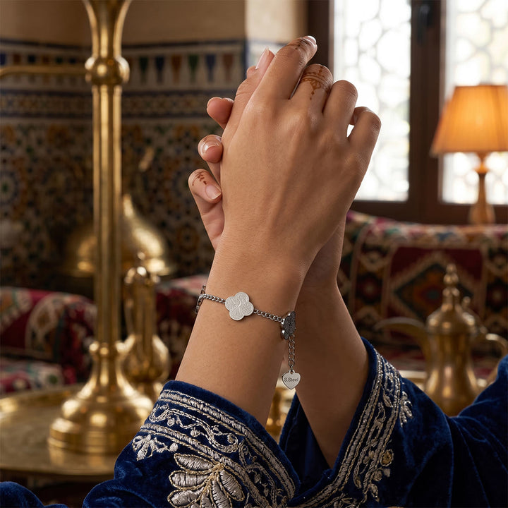 Najma Al-Sabr Clover Bracelet — Star of Patience &amp; Good Fortune - image 7