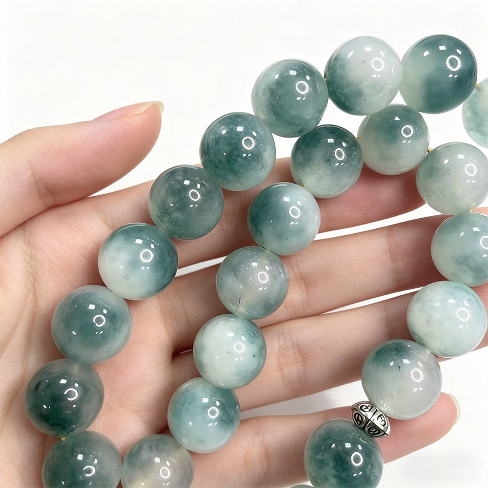 HilalHaven Watercolor Gradient Natural Stone 33 Beads Tasbih —— Elegant Handcrafted Accessory - image 2