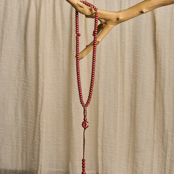 HilalHaven Serene Acrylic Disc 99 Beads Tasbih — Polished Handmade Meditation Strand - image 3